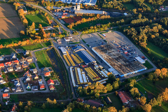 Vue aérienne de Centre du Sud-Palatinat à Rohrbach dans le département Rhénanie-Palatinat, Allemagne