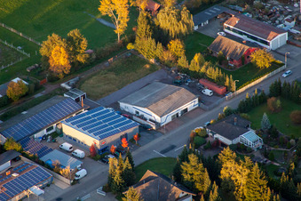 Herxheim bei Landau dans le département Rhénanie-Palatinat, Allemagne vue du ciel