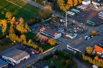 Enregistrement par drone de Herxheim bei Landau dans le département Rhénanie-Palatinat, Allemagne