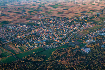 Photographie aérienne de Herxheim bei Landau dans le département Rhénanie-Palatinat, Allemagne