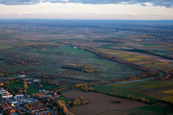 Vue aérienne de Site de vol à voile à Ebenberg à Landau in der Pfalz dans le département Rhénanie-Palatinat, Allemagne