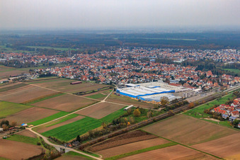 Vue oblique de Kardex Remstar à Bellheim dans le département Rhénanie-Palatinat, Allemagne
