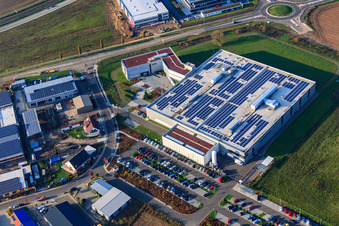 DBK David + Baader GmbH à Rülzheim dans le département Rhénanie-Palatinat, Allemagne d'en haut