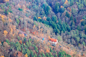 Vue oblique de Maison des Amis de la Nature Kiesbuckel à Frankweiler dans le département Rhénanie-Palatinat, Allemagne