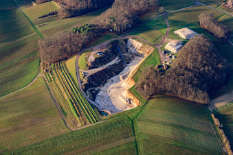 Photographie aérienne de Décharge à le quartier Gleiszellen in Gleiszellen-Gleishorbach dans le département Rhénanie-Palatinat, Allemagne