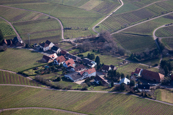 Vue oblique de Rue Modenbach à Weyher in der Pfalz dans le département Rhénanie-Palatinat, Allemagne
