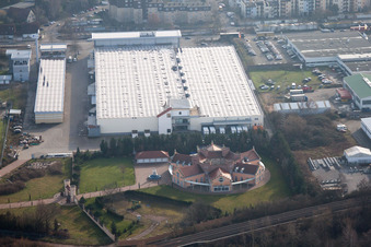 Enregistrement par drone de Landau Nord à Landau in der Pfalz dans le département Rhénanie-Palatinat, Allemagne