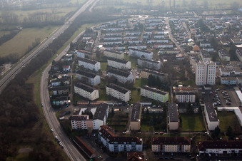 Vue aérienne de Horstring à Landau in der Pfalz dans le département Rhénanie-Palatinat, Allemagne