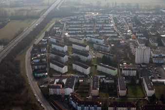 Vue aérienne de Horstring à Landau in der Pfalz dans le département Rhénanie-Palatinat, Allemagne