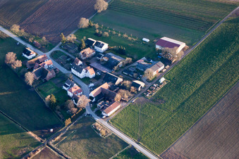 Photographie aérienne de Quartier Deutschhof in Kapellen-Drusweiler dans le département Rhénanie-Palatinat, Allemagne