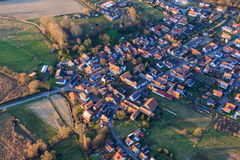 Photographie aérienne de Kirchstr à Barbelroth dans le département Rhénanie-Palatinat, Allemagne