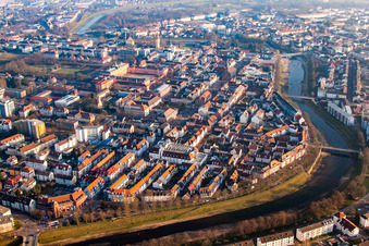 Vue aérienne de Engelstr à Rastatt dans le département Bade-Wurtemberg, Allemagne