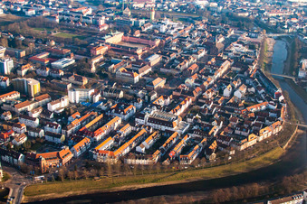 Vue aérienne de Engelstr à Rastatt dans le département Bade-Wurtemberg, Allemagne