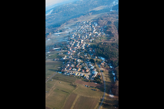 Photographie aérienne de Du nord-ouest à le quartier Freiolsheim in Gaggenau dans le département Bade-Wurtemberg, Allemagne