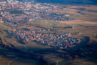 Quartier Arzheim in Landau in der Pfalz dans le département Rhénanie-Palatinat, Allemagne depuis l'avion
