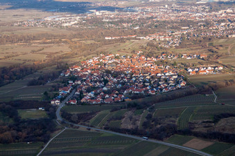 Quartier Arzheim in Landau in der Pfalz dans le département Rhénanie-Palatinat, Allemagne vue du ciel