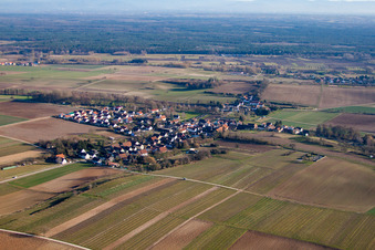Enregistrement par drone de Quartier Kleinsteinfeld in Niederotterbach dans le département Rhénanie-Palatinat, Allemagne