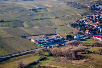 Quartier Schweigen in Schweigen-Rechtenbach dans le département Rhénanie-Palatinat, Allemagne vue du ciel