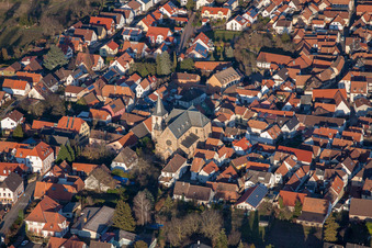 Quartier Arzheim in Landau in der Pfalz dans le département Rhénanie-Palatinat, Allemagne d'un drone