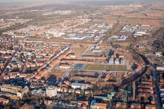 Landau in der Pfalz dans le département Rhénanie-Palatinat, Allemagne d'en haut
