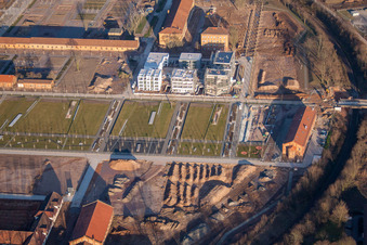 Landau in der Pfalz dans le département Rhénanie-Palatinat, Allemagne depuis l'avion