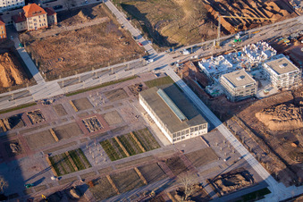 Parc du State Garden Show à Landau in der Pfalz dans le département Rhénanie-Palatinat, Allemagne vue du ciel