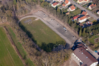 Walbourg dans le département Bas Rhin, France hors des airs