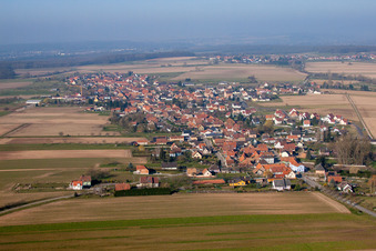 Eschbach dans le département Bas Rhin, France vue du ciel