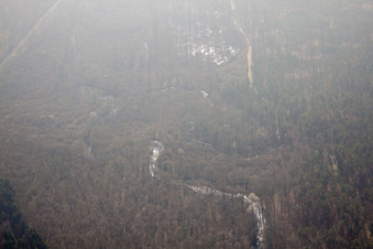 Mertzwiller dans le département Bas Rhin, France vue du ciel