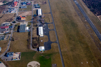 Haguenau dans le département Bas Rhin, France hors des airs