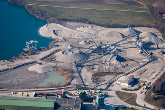 Bischwiller dans le département Bas Rhin, France d'un drone