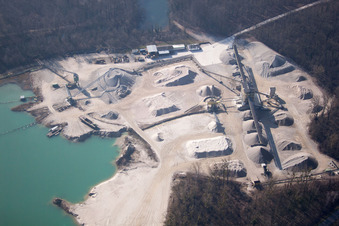 Vue oblique de Quartier Diersheim in Rheinau dans le département Bade-Wurtemberg, Allemagne