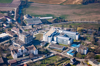 Vue oblique de Administration locale Kork à le quartier Kork in Kehl dans le département Bade-Wurtemberg, Allemagne