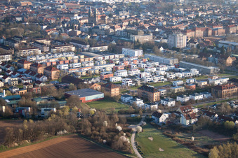 Vue aérienne de Quartier Vauban à Landau in der Pfalz dans le département Rhénanie-Palatinat, Allemagne