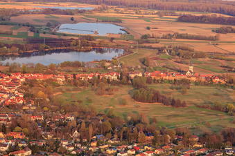 Vue aérienne de Ludwigstraße à Jockgrim dans le département Rhénanie-Palatinat, Allemagne