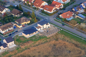 Vue aérienne de Forstlandallee x Buchstr à Jockgrim dans le département Rhénanie-Palatinat, Allemagne