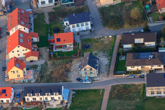 Photographie aérienne de Chemin des mésanges à Jockgrim dans le département Rhénanie-Palatinat, Allemagne