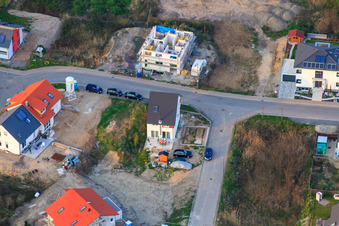 Photographie aérienne de Bague d'oiseau x Chemin des hiboux à Jockgrim dans le département Rhénanie-Palatinat, Allemagne