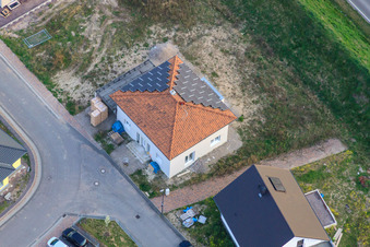 Vue aérienne de Forstlandallee x Falkenweg à Jockgrim dans le département Rhénanie-Palatinat, Allemagne