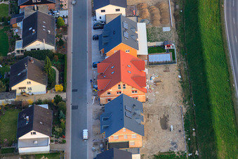 Photographie aérienne de Forstlandallee à Jockgrim dans le département Rhénanie-Palatinat, Allemagne