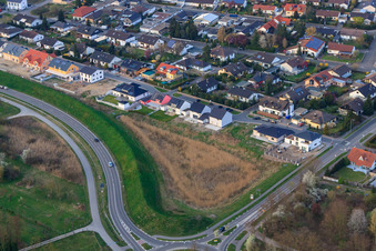 Vue aérienne de Forstlandallee x Buchstr à Jockgrim dans le département Rhénanie-Palatinat, Allemagne