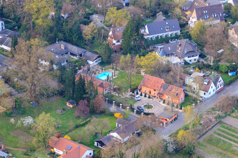 Vue aérienne de Parkring x Ziegelbergstr à Jockgrim dans le département Rhénanie-Palatinat, Allemagne