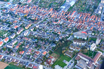 Vue aérienne de Sauerbruchstr à Kandel dans le département Rhénanie-Palatinat, Allemagne