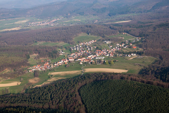 Cleebourg dans le département Bas Rhin, France d'en haut
