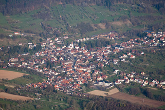 Lembach dans le département Bas Rhin, France d'un drone