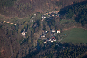 Nehwiller-près-Wœrth dans le département Bas Rhin, France vue du ciel