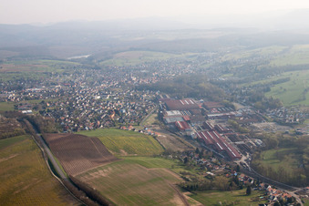 Photographie aérienne de Reichshoffen dans le département Bas Rhin, France