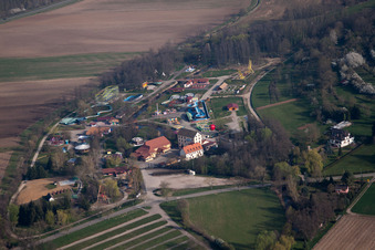 Image drone de Morsbronn-les-Bains dans le département Bas Rhin, France