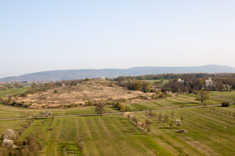 Enregistrement par drone de Gunstett dans le département Bas Rhin, France