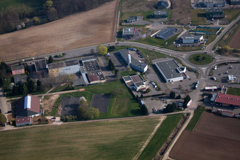 Reimerswiller dans le département Bas Rhin, France vue du ciel